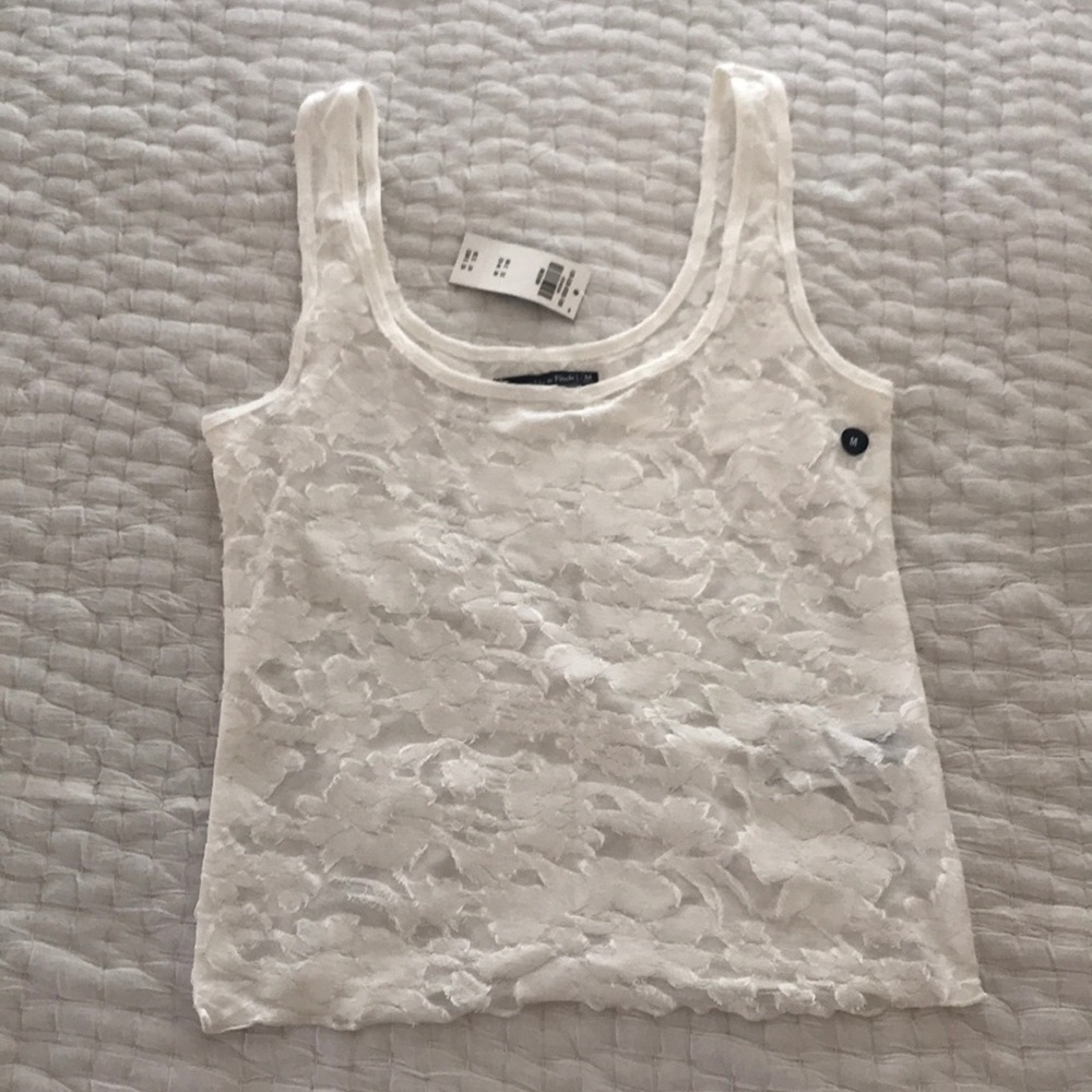Abercrombie and Fitch jacquard tank